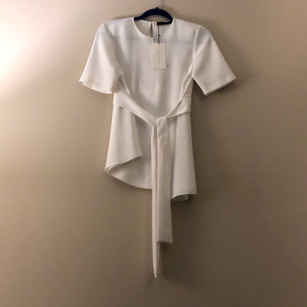 Zara white blouse